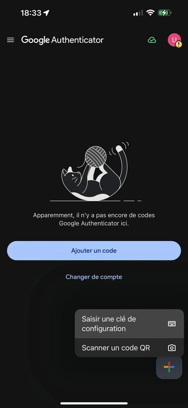Add a new key